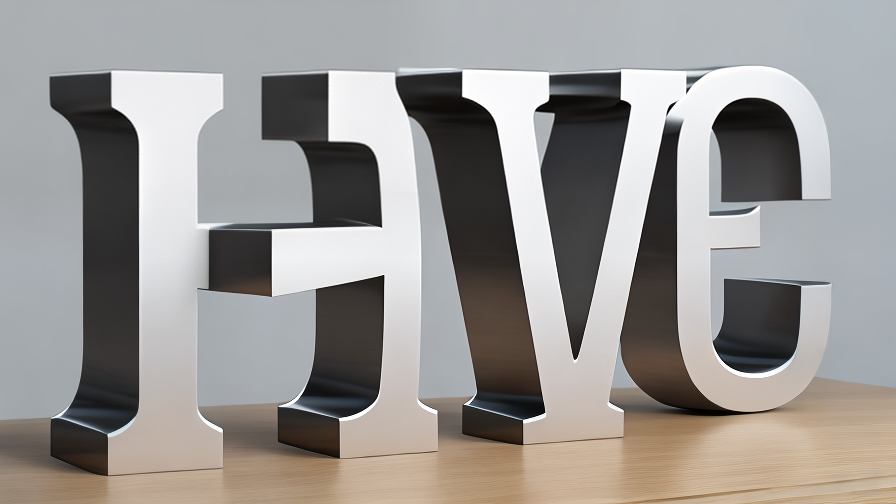 3d stainless steel letters