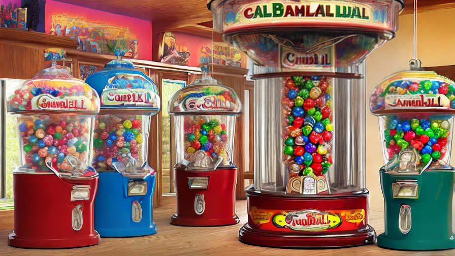 Carousel Gumball Machine