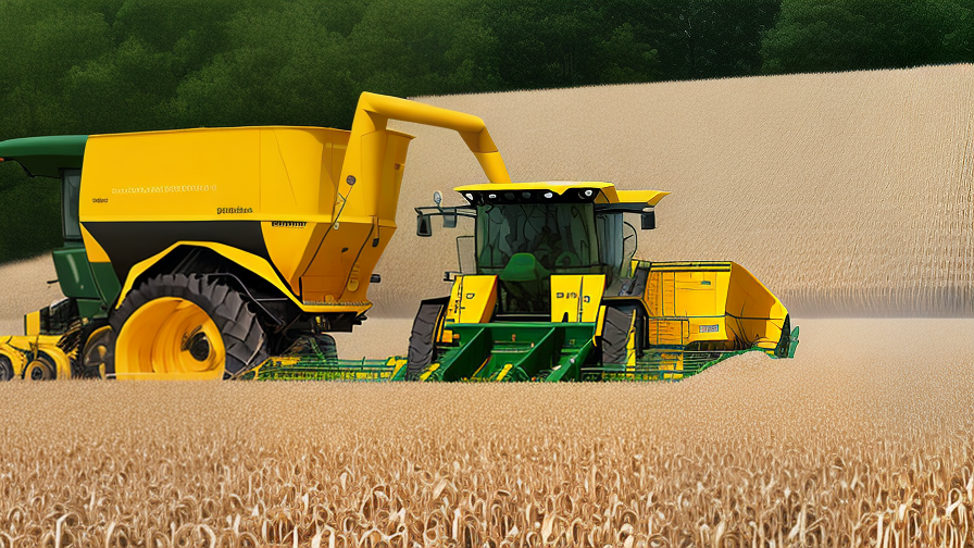 Corn Combine Harvester