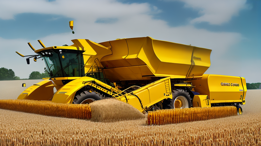 Corn Combine Harvester
