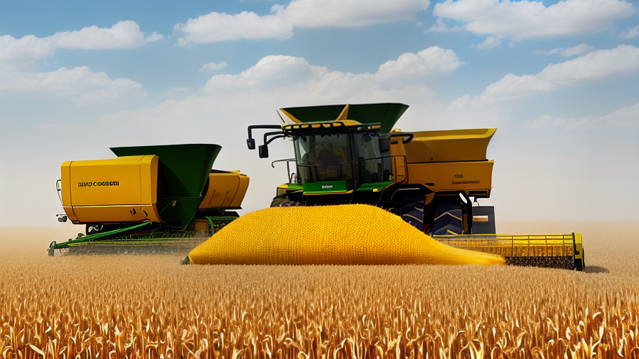 Corn Combine Harvester