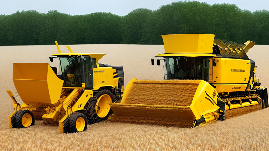 Corn Combine Harvester