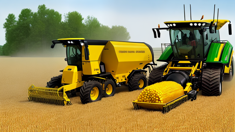 Corn Combine Harvester