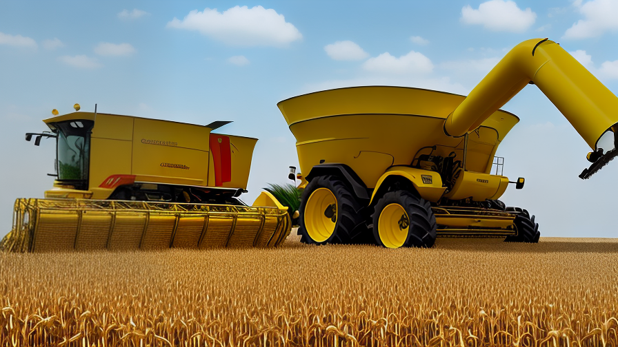 Corn Combine Harvester