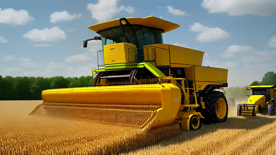 Corn Combine Harvester