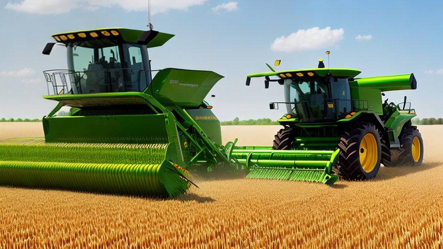 Corn Combine Harvester