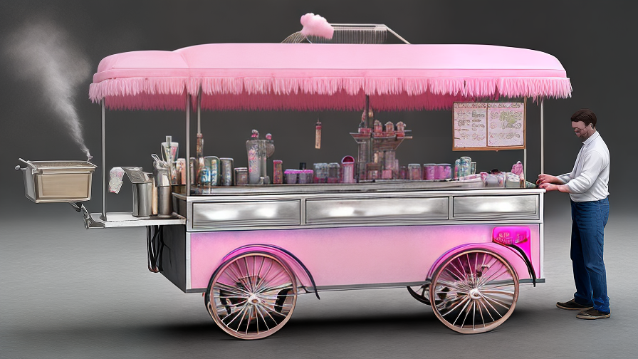Cotton Candy Cart