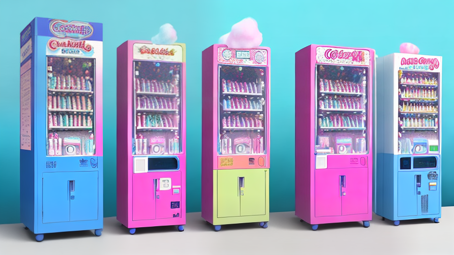 Cotton Candy Vending Machine