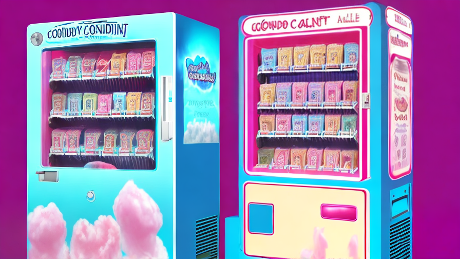 Cotton Candy Vending Machine