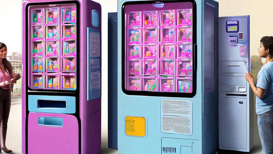 Cotton Candy Vending Machine