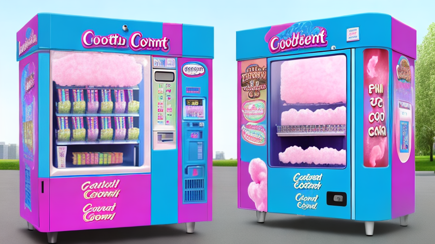 Cotton Candy Vending Machine