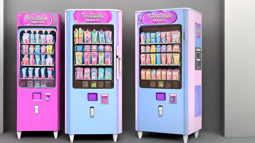 Cotton Candy Vending Machine