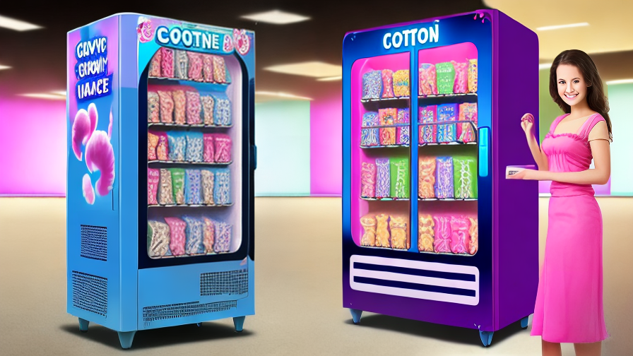 Cotton Candy Vending Machine