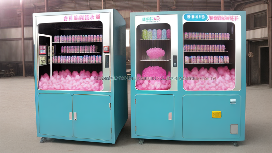 Cotton Candy Vending Machine