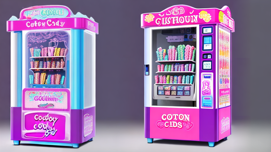 Cotton Candy Vending Machine