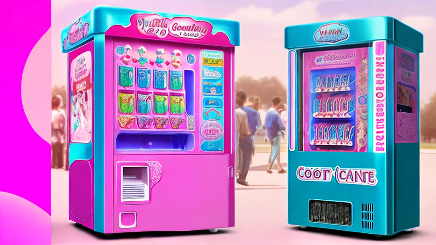 Cotton Candy Vending Machine