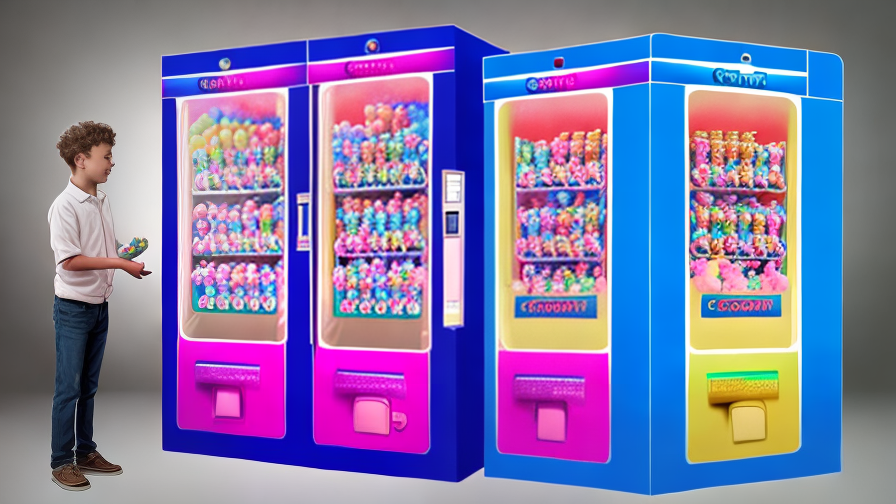 Cotton Candy Vending Machine