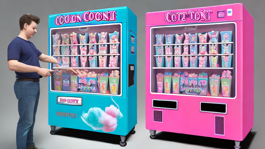 Cotton Candy Vending Machine