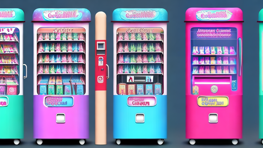 Cotton Candy Vending Machine
