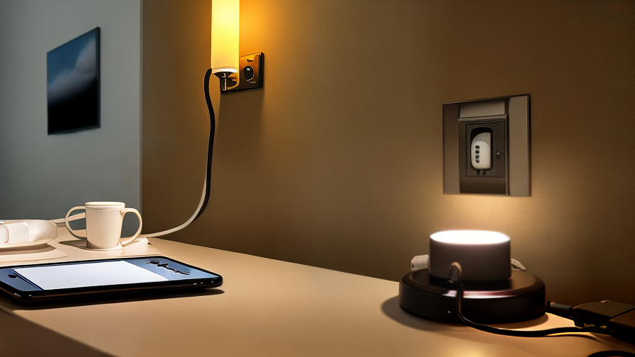 Hotel Table Light With USB Outlet