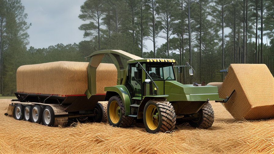 Pine Straw Baler