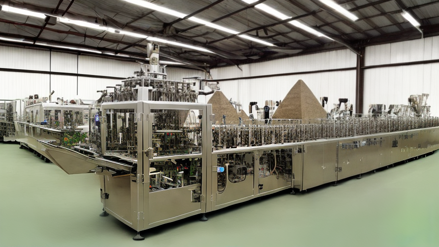 Pyramid Tea Bag Packing Machine