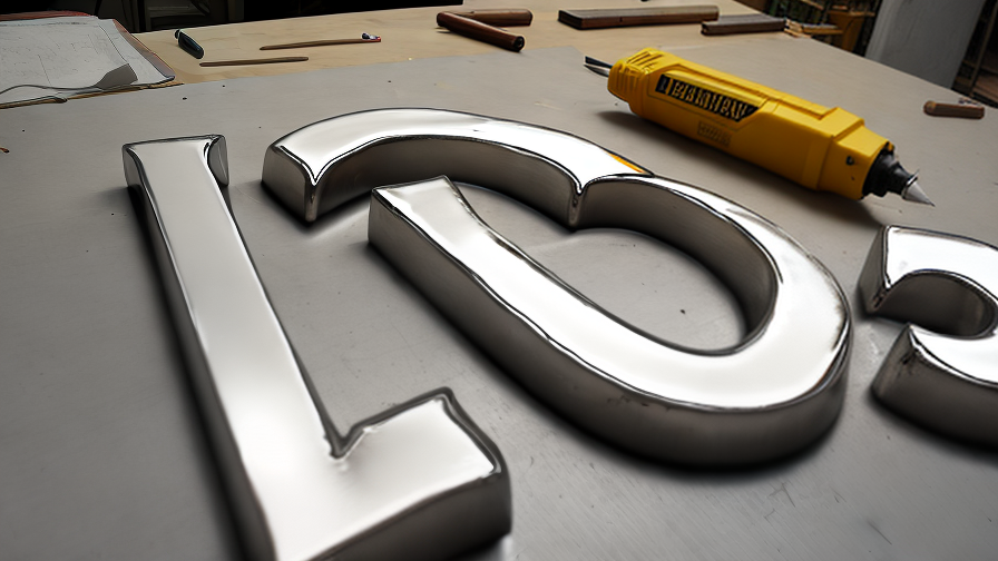 stainless steel letters