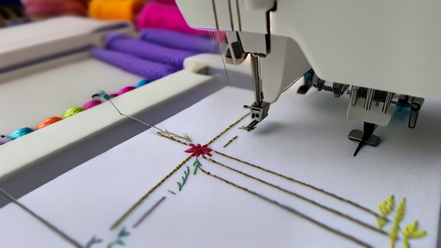 15 Needle Embroidery Machine