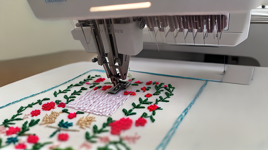 15 Needle Embroidery Machine