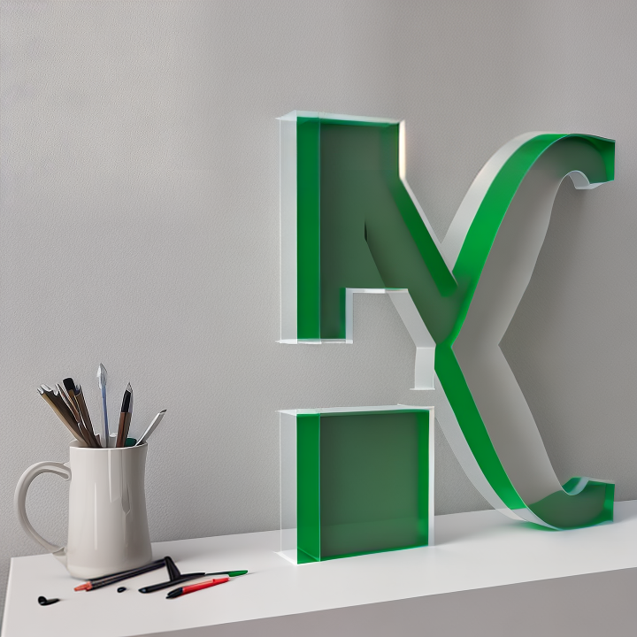 acrylic sign letter