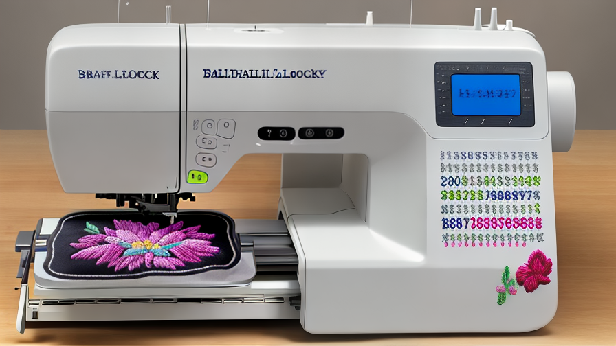 Babylock Alliance Embroidery Machine.