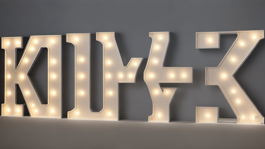 backlit led letters