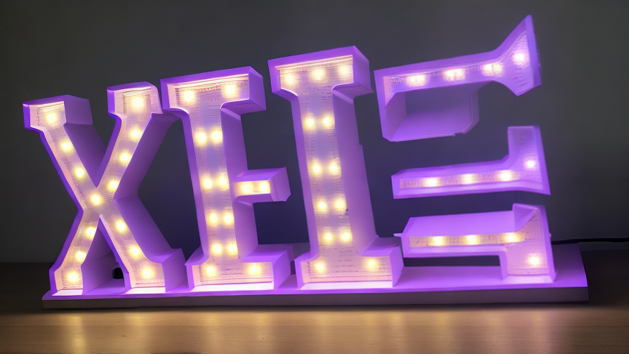 backlit led letters