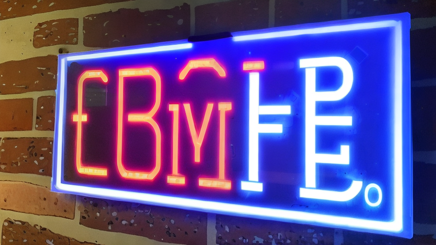 backlit led sign