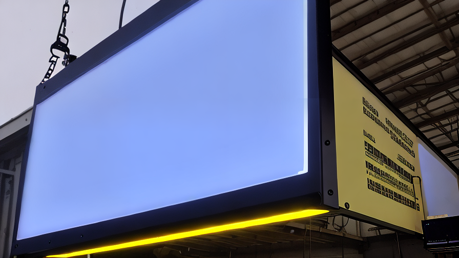 backlit led sign