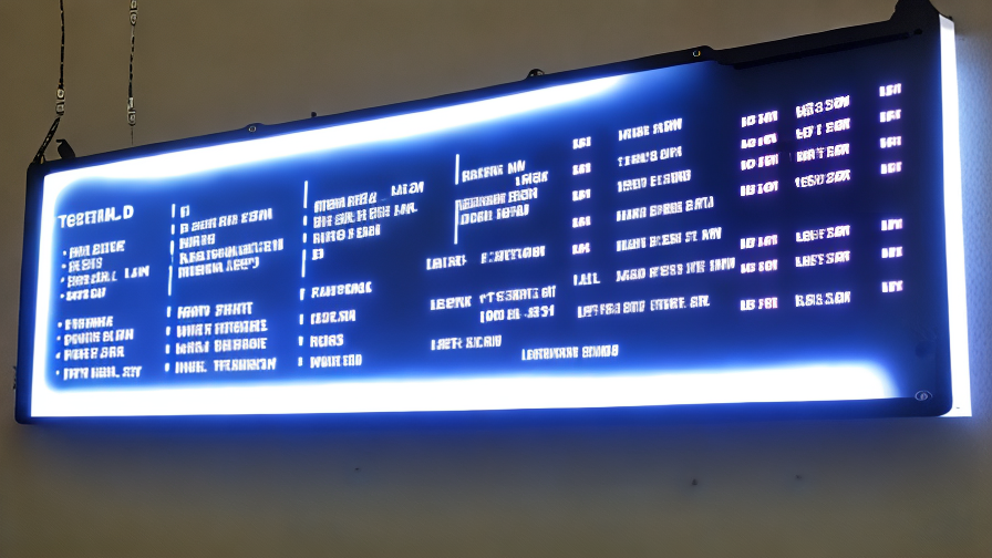 backlit led signs