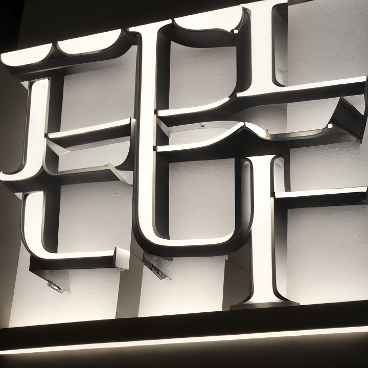 backlit letters signage