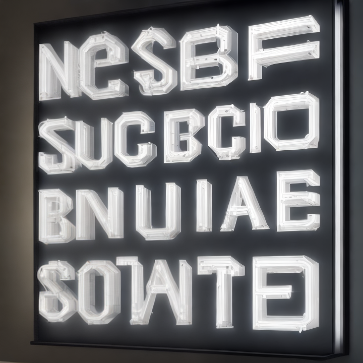 backlit sign letters