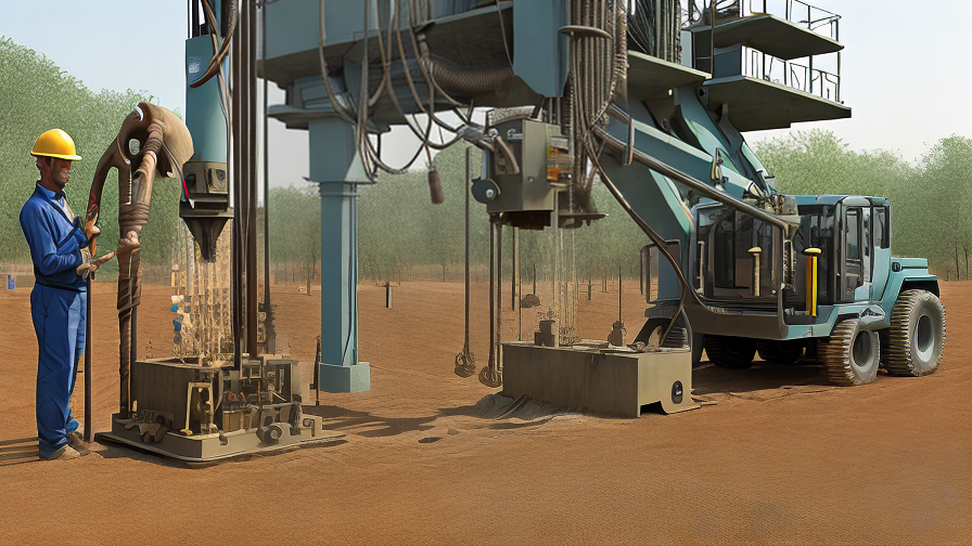 Borewell Drilling Machine