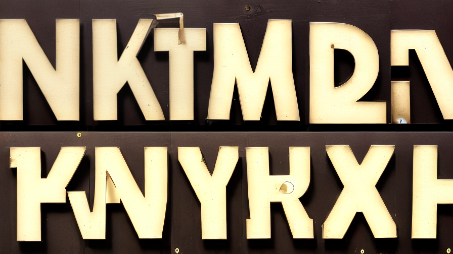 brass letters for signs