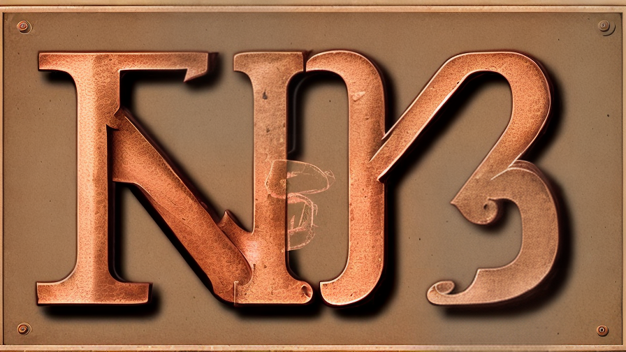 copper letters
