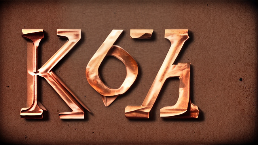 copper letters