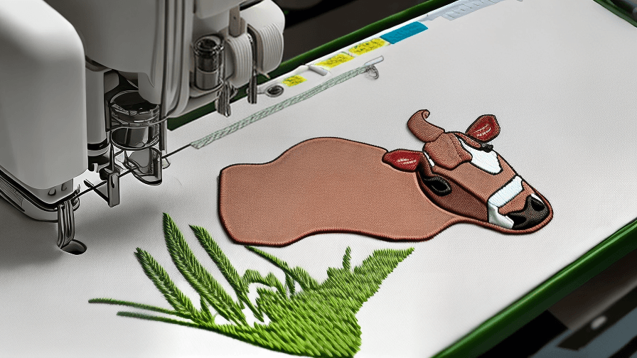 Cow Embroidery Design