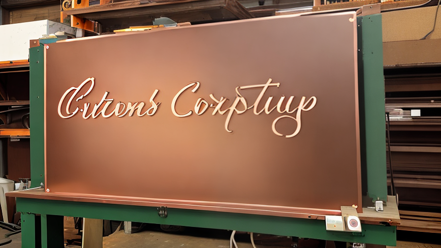 custom copper signs