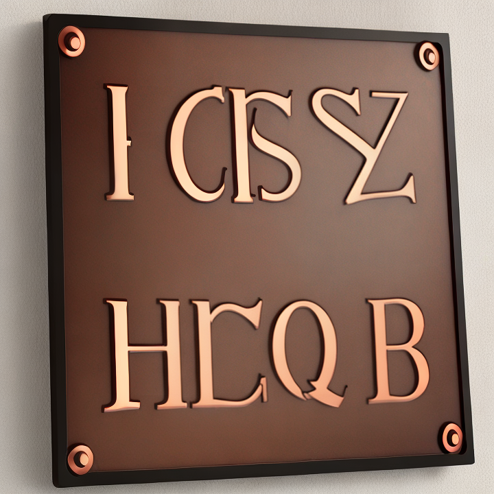 custom copper signs