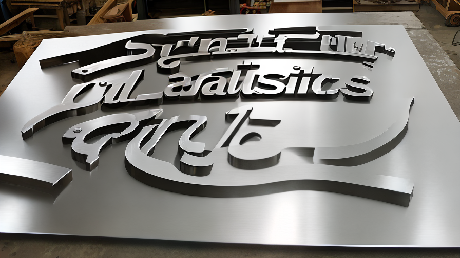 custom stainless steel sign
