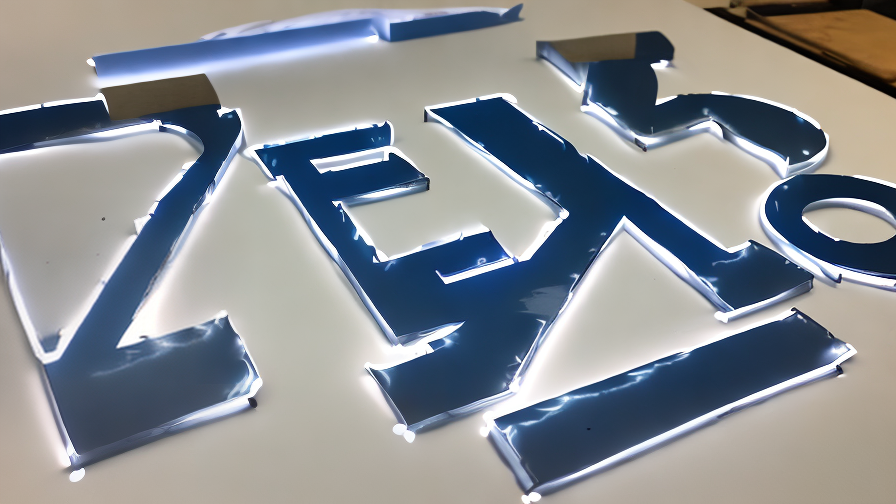 edge lit letters