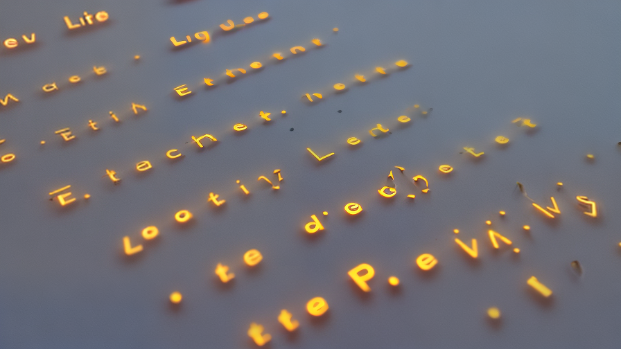 edge lit letters