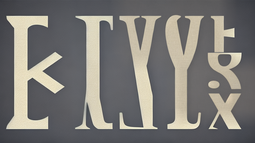 flat metal letters
