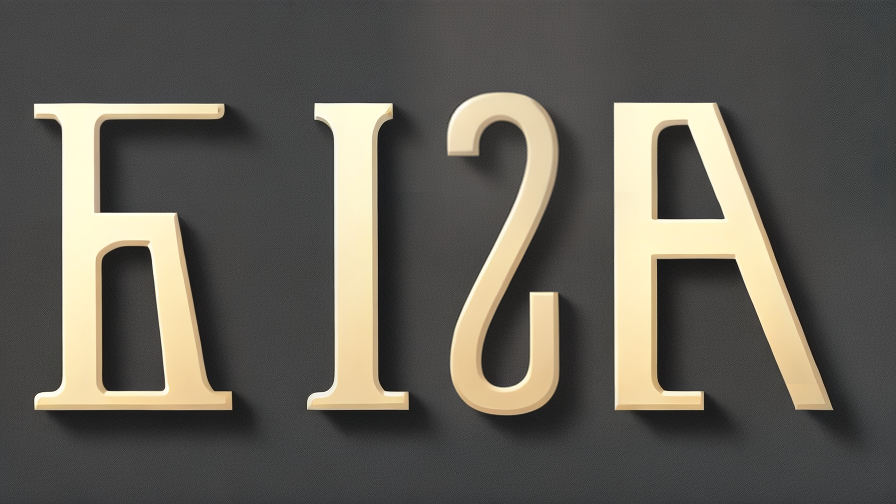 flat metal letters